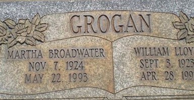 Martha Jane Broadwater Grogan