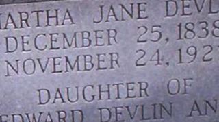 Martha Jane Devlin Williams Martha Jane Devlin Williams