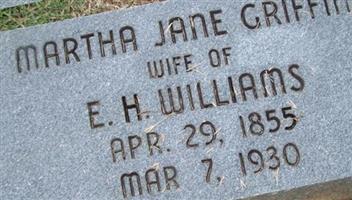 Martha Jane Griffin Williams