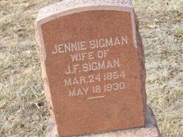 Martha Jennie Johnson Sigman