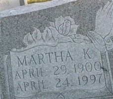 Martha K Adams