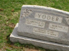 Martha L Yoder Martha L Yoder