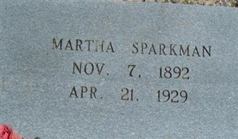 Martha Lilly Sparkman Martha Lilly Sparkman