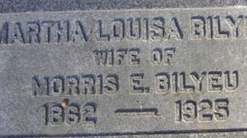Martha Louisa Bilyeu Martha Louisa Bilyeu