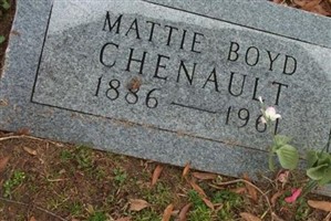 Martha Louise "Mattie" Boyd Chenault Martha Louise "Mattie" Boyd Chenault