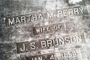 Martha M Perry Brunson