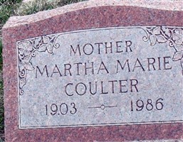 Martha Marie Coulter
