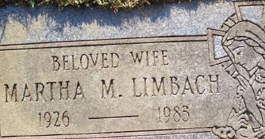 Martha Marie "Marty" Moran Limbach Martha Marie "Marty" Moran Limbach