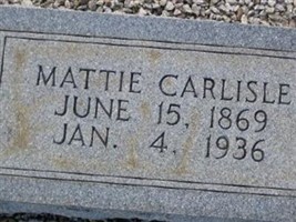 Martha V. "Mattie" Folmar Carlisle
