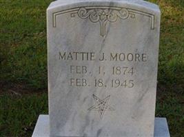 Martha Jane "Mattie" Martin Moore
