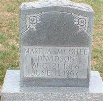 Martha McGhee Davidson