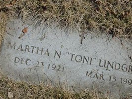 Martha N. "Toni" Lindgren Martha N. "Toni" Lindgren