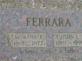 Martha P. Ferrara Martha P. Ferrara