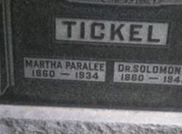 Martha Paralee Tickel