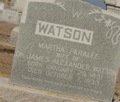 Martha (Paralee) Watson