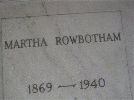 Martha Rowbotham Martha Rowbotham