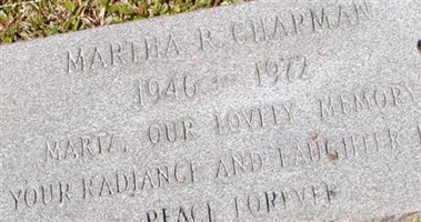 Martha Ruth "Marty" Lee Chapman
