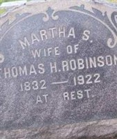 Martha S Robinson Martha S Robinson
