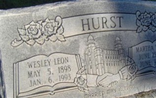 Martha Velma Norton Hurst Martha Velma Norton Hurst