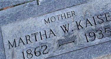 Martha Welch Kaiser Martha Welch Kaiser
