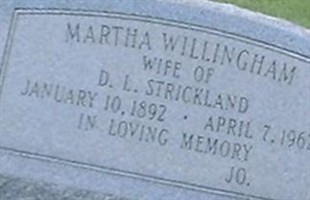 Martha Willingham Strickland