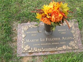 Martie Lu Fulcher Allen Martie Lu Fulcher Allen