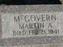 Martin A. McGovern Martin A. McGovern