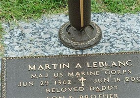 MAJ Martin Andreas "Andy" LeBlanc MAJ Martin Andreas "Andy" LeBlanc