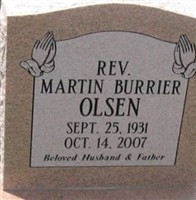 Rev Martin Burrier "Oley" Olsen Rev Martin Burrier "Oley" Olsen
