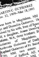 Martin C Gutierrez