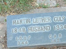 Martin Luther Culp