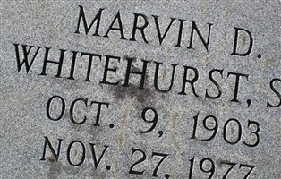 Marvin Devaney Whitehurst, Sr Marvin Devaney Whitehurst, Sr