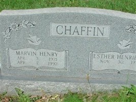 Marvin Henry Chaffin Marvin Henry Chaffin