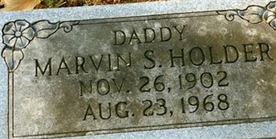 Marvin S Holder Marvin S Holder