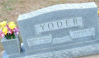Mary A Butz Yoder Mary A Butz Yoder