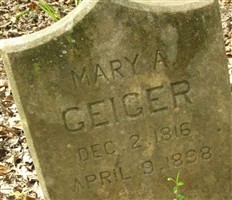 Mary A Geiger Mary A Geiger