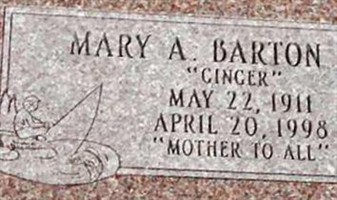 Mary A. "Ginger" Barton