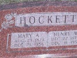 Mary A Hockett