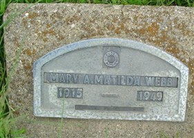 Mary A. Matilda Webb Mary A. Matilda Webb
