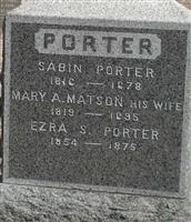 Mary A Matson Porter