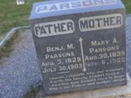 Mary A. Parsons Mary A. Parsons