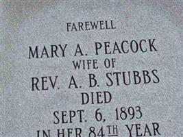 Mary A. Peacock Stubbs