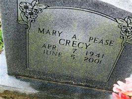 Mary A Pease Crecy