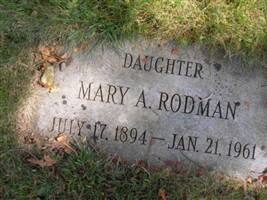 Mary A Rodman