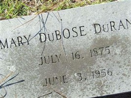 Mary Abbie DuBose DuRant Mary Abbie DuBose DuRant