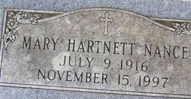 Mary Agnes Hartnett Nance