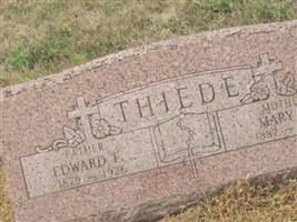 Mary Agnes Schmitz Thiede Mary Agnes Schmitz Thiede