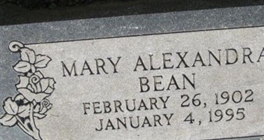 Mary Alexandra Bean Mary Alexandra Bean