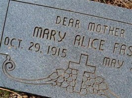 Mary Alice Fast Mary Alice Fast