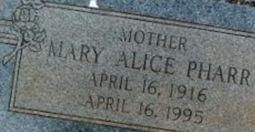 Mary Alice Pharr